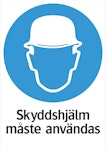 Skylt Skyddshjälm