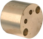 Blindcylinder 1087 mattmässing