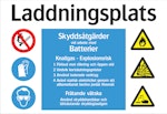 Skylt Laddningsplats