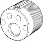 Cylinderhus DC 470/370 rund insida mä