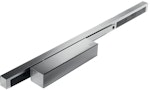Dörrstängare G93 EMR B komplett silver