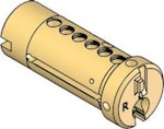 Innercylinder R1901 C16 skruv Rekey
