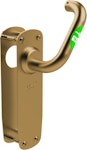 Nödutrymningsbeslag ST17963-L-5 borstad mässing vänster