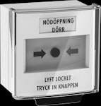 Larmknapp Nödöppning 2st NO/NC vit
