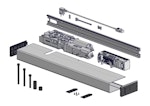 Dörrautomatik SW300-S kit exkl armsystem grå/svart