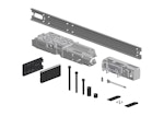 Dörrautomatik SW300-S kit exkl arm, kåpa, kabel grå/svart