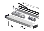 Dörrautomatik SW300-S-ECO dragande glidarm kpl grå/svart