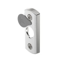 Täckskylt med lock WH-CR30 borstad nickel