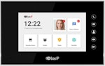 Svarsapparat BAS-IP AT-07L-BVI inomhus svart