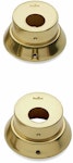 Behör rund cylinder polerad mässing 2-pack SB