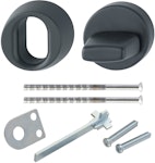 Behörssats ovalcyl 6-11mm svart