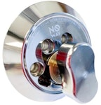 Vredcylinder 360 grader 16x57mm krom