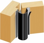 Klämskydd Standard FLEXSTOP svart