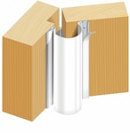 Klämskydd Standard FLEXSTOP vit