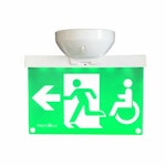 Piktogram N20SSR-L1HC 20m Pil vänster Handikappsymbol