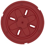 Monteringsfäste EN54 Siren/LED-blixt, Siren, LED-blixt röd