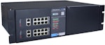 PoE switch 16 portar batteribackup 19 tum