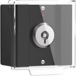 Nyckelbrytare brandkårslås LED-ind metall svart