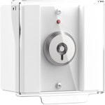 Nyckelbrytare brandkårslås LED-ind metall vit