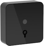 Nyckelbrytare brandkårslås LED-ind plast svart