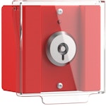 Nyckelbrytare brandkårslås LED-ind metall röd