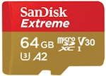 Minneskort microSDXC V30 64GB