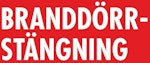 Skylt Branddörrstängning 120x45mm