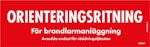 Dekal Orienteringsritning 240x80mm