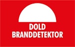 Skylt Dold branddetektor 80x50mm