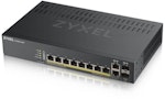 PoE switch 8port + 2Combo GS1920-8HPv2 130W Smart managed