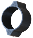 Cylindervred svart