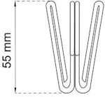 Fingerkrok 2-fingrig 4183-5 10-pack SB