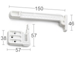 Fönsterhållare 66 vit SB