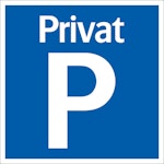 Skylt Privat parkering 310x310mm