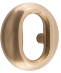 Cylinderring oval 6-11mm mattmässing SB