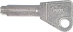 Nyckelämne AVA flat silver