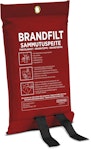 Brandfilt 120x120cm röd SB