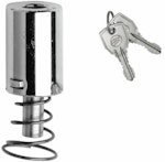 Tryckcylinder 7287/3001 krom PP