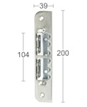 Slutbleck 65950 rostfri vändb SB