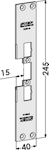 Monteringsstolpe ST4001-15 plan