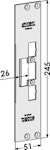 Monteringsstolpe ST4001-26 plan