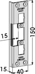 Monteringsstolpe ST4013-15 vinklad