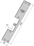 Monteringsstolpe ST9503H plan