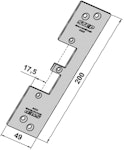 Monteringsstolpe ST9517 plan