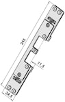 Monteringsstolpe ST9527 plan