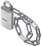 Hänglås S10 utomhus H10S3 8/25 kedja