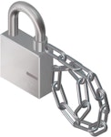 Hänglås S10 utomhus tid H10S5 15/50 kedja