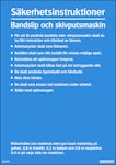 Säkerhinstr bandslip/skivputs
