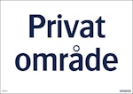 Privat område