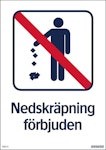 Nedskräpning förbjuden